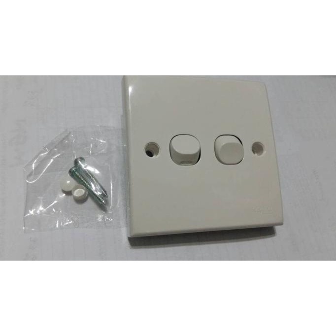 Saklar Seri Clipsal - Saklar Dobel Clipsal