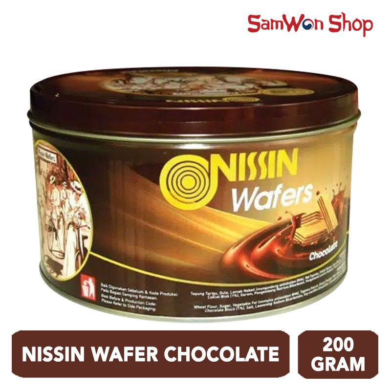 

Nissin Wafer Kaleng 200gr Murah exp 2026