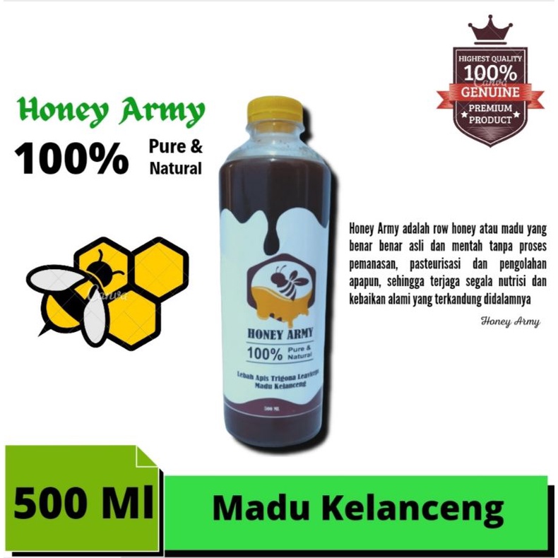 

Madu Klanceng/ Madu Kele/Madu Kelulut Asli Murni