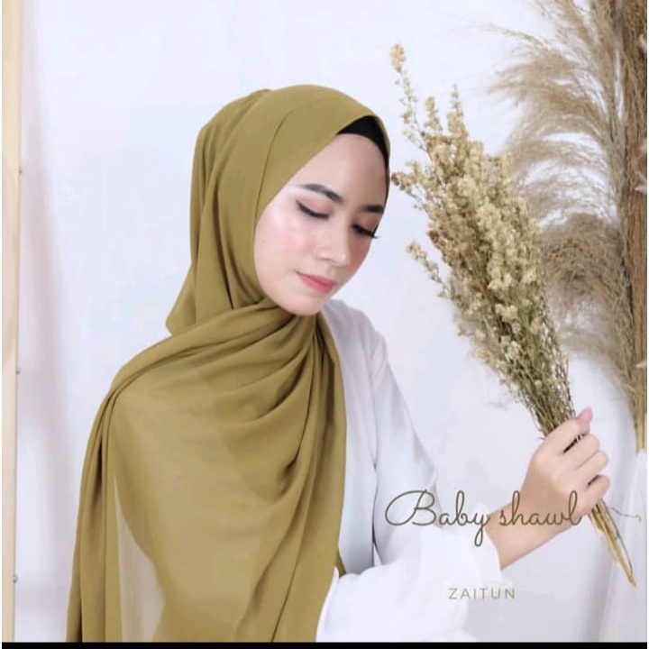 ( BISA COD ) PASHMINA CERUTY BABY DOLL 175X75 / HIJAB PASHMINA CERUTY  /  CERUTY BABY DOLL