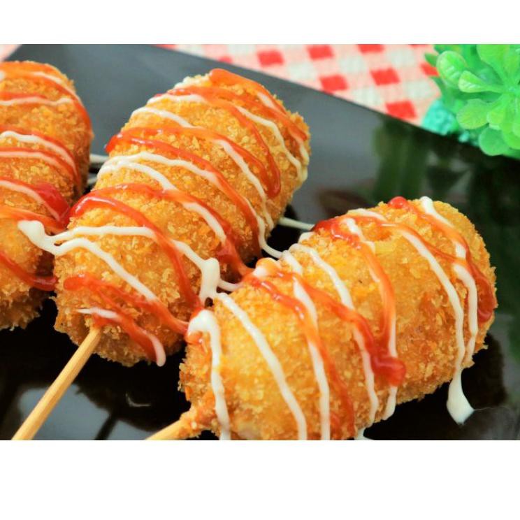 

STAR NEW! MINICORN SOSIS BAKAR (MINI CORNDOG SOSIS BAKAR) ISI 3/MIKA - FROZEN FOOD - MINIM BELI 2 MI