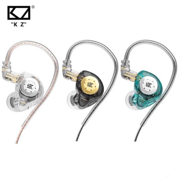 KZ EDX Pro Earphone with Mic Knowledge Zenith Dynamic Driver HIFI Bass In Ear Monitor Original IEM-1