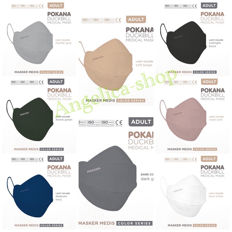 MASKER POKANA DUCKBILL / MASKER POKANA 4ply