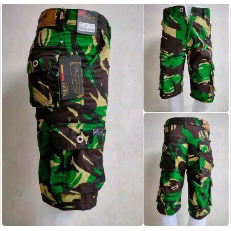 Celana pendek cargo ARMY Loreng Celana cargo army doreng pendek size 27-44 Celana cargo pendek doreng outdoor tentara original army