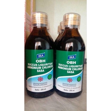 Obat Batuk Hitam OBH Ika 200ml ; 100ML/ Batuk berdahak