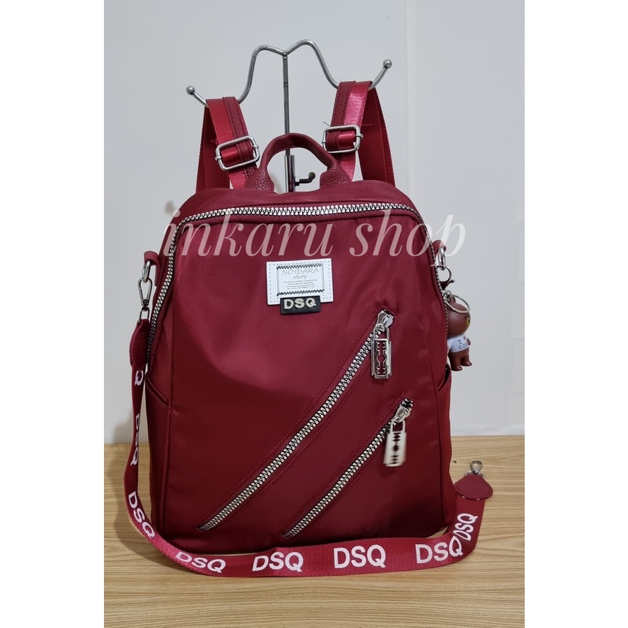 TAS RANSEL WANITA IMPORT D*S*Q 2IN1 739#