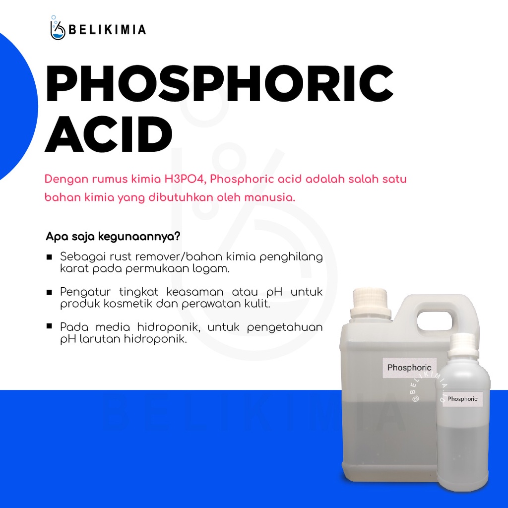 Fosfat / Phosphoric H3PO4 Ex China Food Grade 35 kg