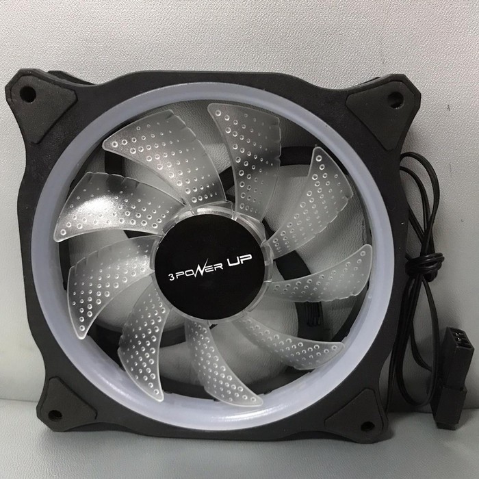 Power Up Loop Fan Casing 12Cm Single Ring LED