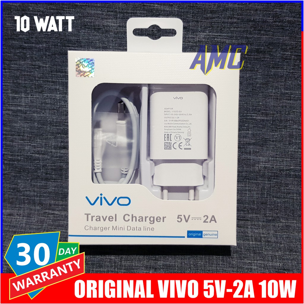 Charger Vivo Y20 Vivo Y1s Y12s Y12i ORIGINAL 100% Micro USB 10 Watt