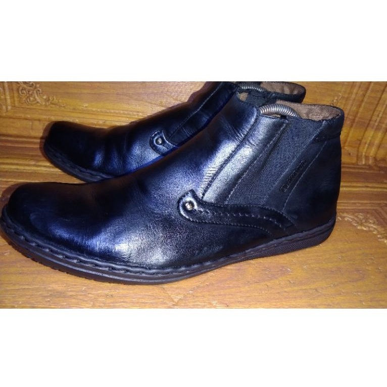 Sepatu Boots Playboy Kulit asli Second,42