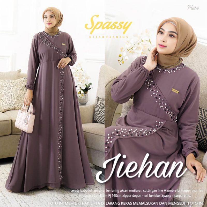 JIEHAN DRESS - Gamis Muslim Syari - Gamis Busui - Gaamis Premium Murah - Gamis Terbaru - Gamis Dewas