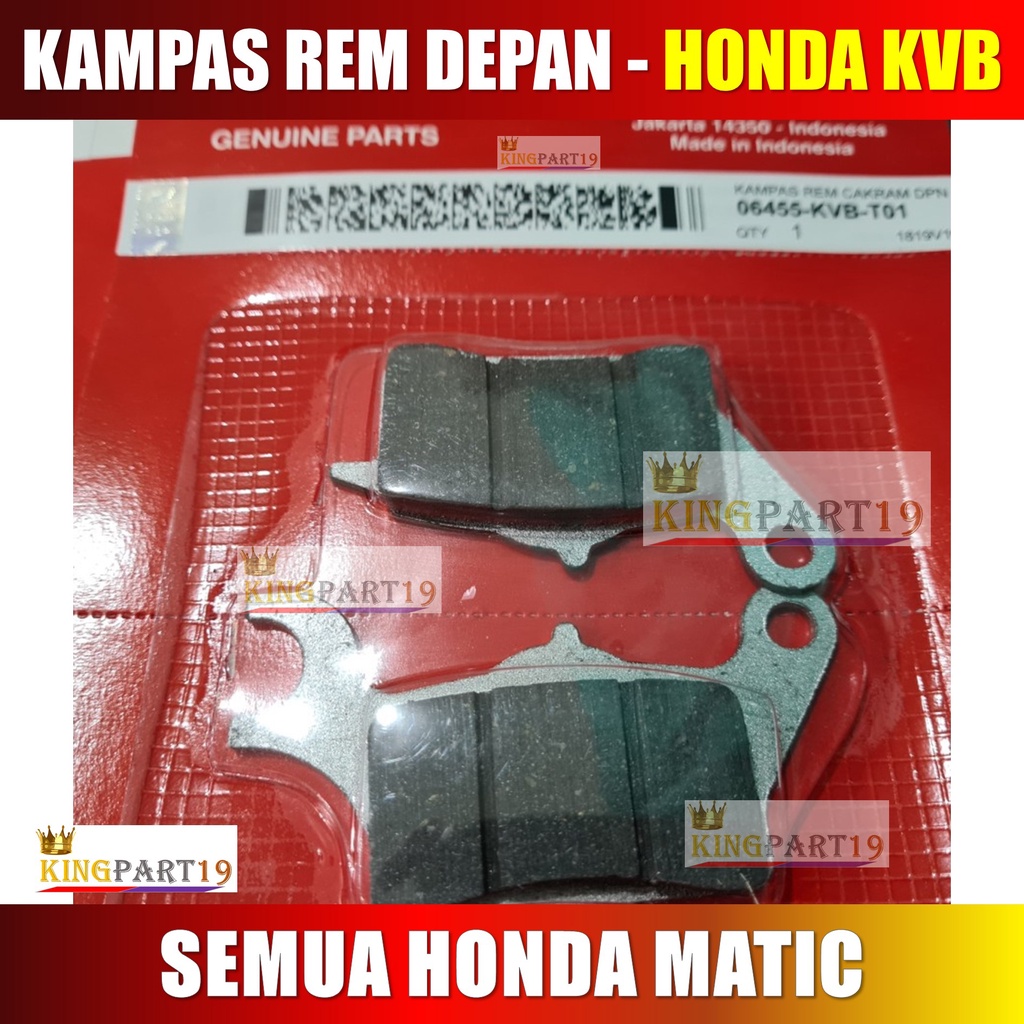 KAMPAS REM DEPAN DISPAD DISKPAD VARIO 110 125 150 BEAT FI KARBU ESP SCOOPY KARBU FI ESP SPACY KVB