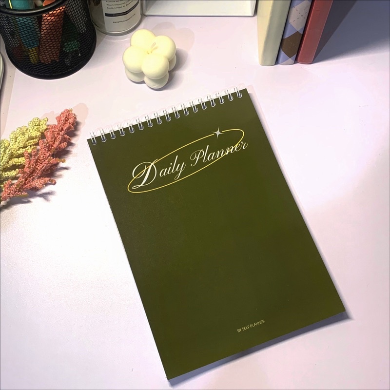 

DAILY PLANNER BOOK OLIVE A5 / BUKU PLANNER HARIAN AGENDA JURNAL