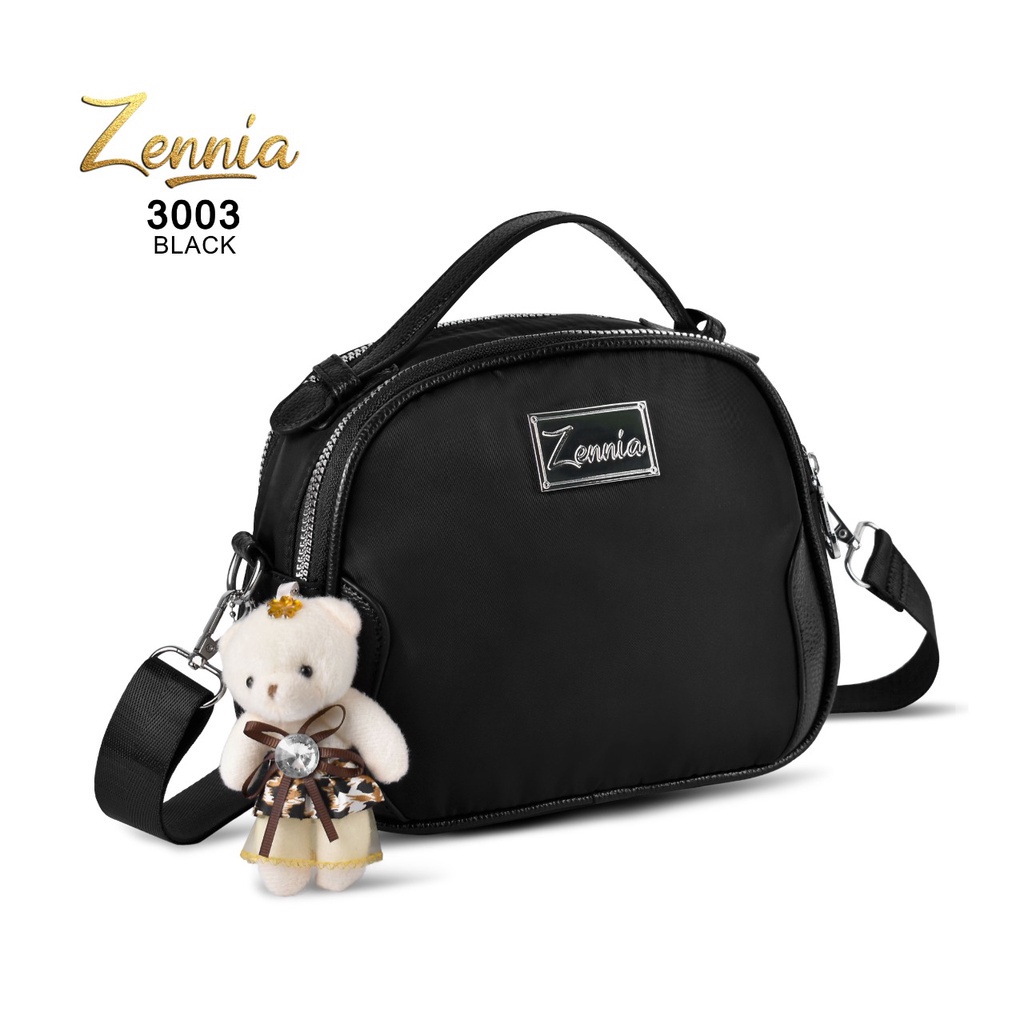 (TSI) Tas Selempang Wanita Zennia 3003 Tas Fashion Korea Selempang Wanita Import Outdoor Sling Bag Anak Remaja Perempuan Crossbody Travel Hp Kecil Shoulder Trendy Fashion Cewek Casual Pesta Style