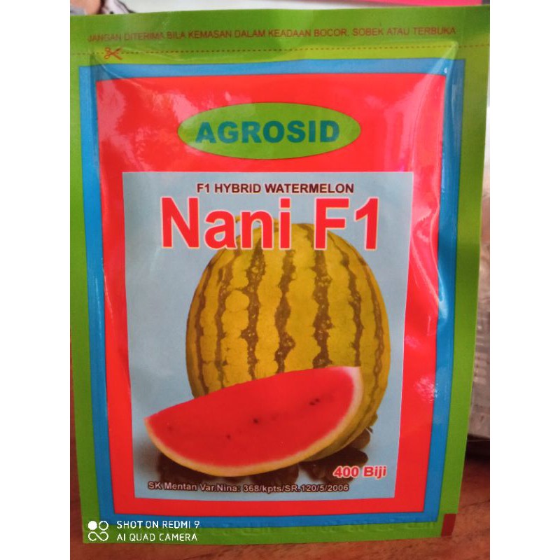 Benih Semangka Merah Nani F1