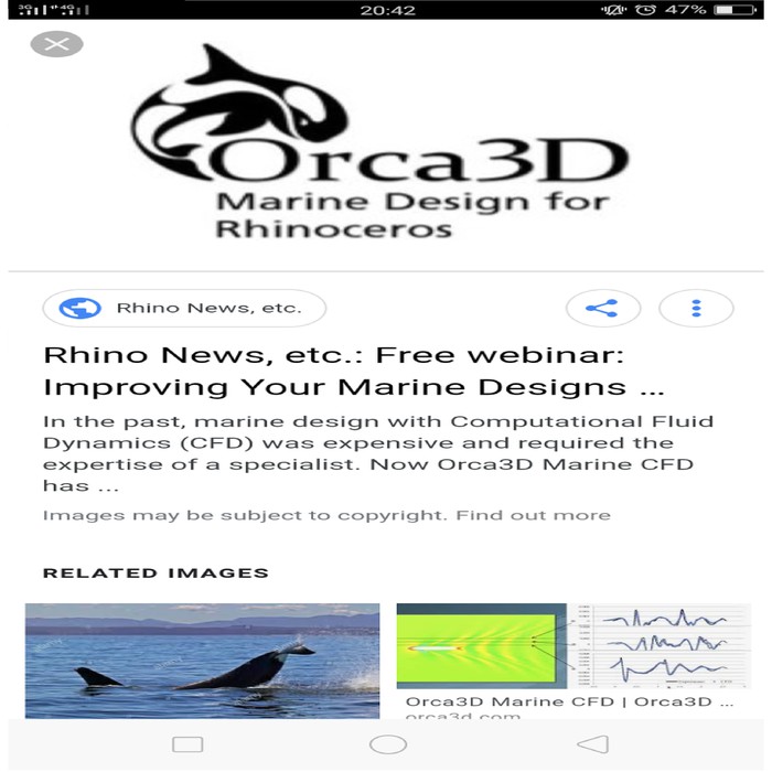 Orca3D Marine CFD software suite for RhinoCeros5
