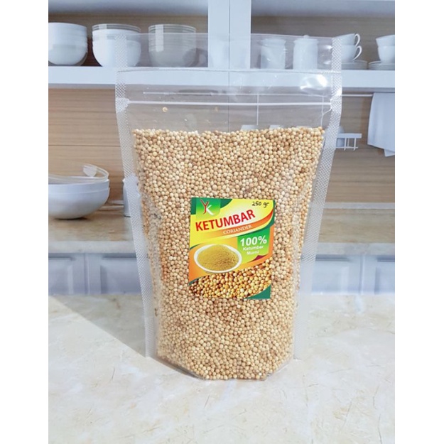 

ketumbar masak butiran 250gr/asli premium/coriander granules