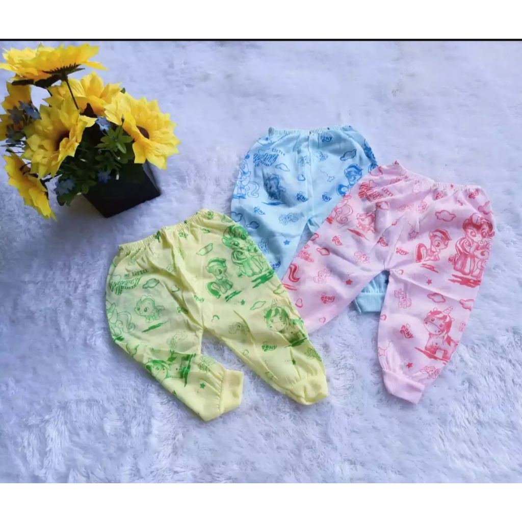 6 pcs Celana bayi panjang KATUN perlengkapan bayi lahir