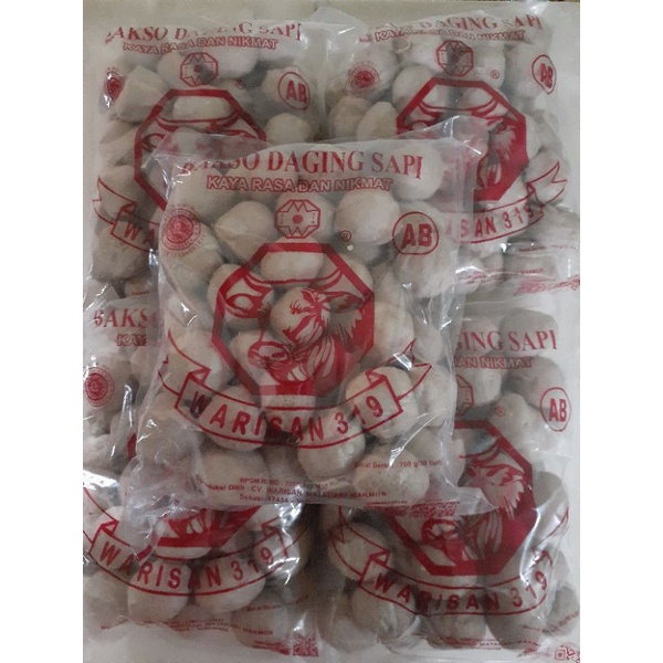 

BAKSO WARISAN AB 1bks isi 50