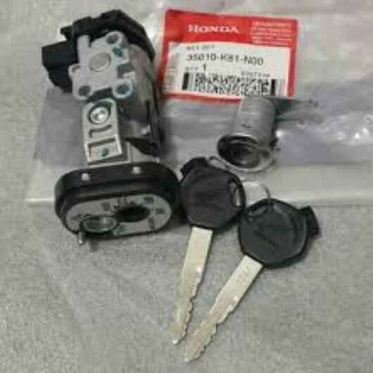 HONDA ORI AHM KUNCI KONTAK KEY SET ALL NEW BEAT ESP 2017 35010-K81-N00