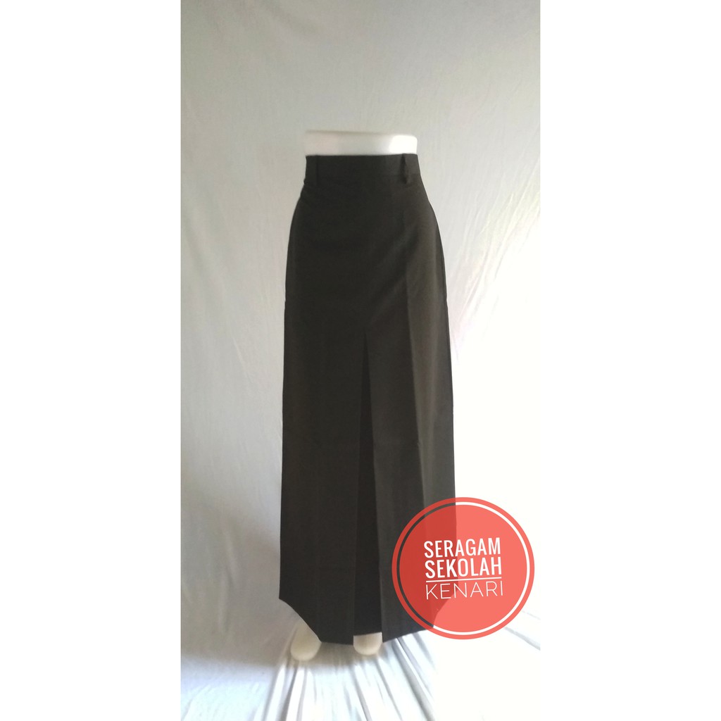 ROK SPAN SMP SMA ABU BIRU PRAMUKA HITAM PUTIH SIZE S 