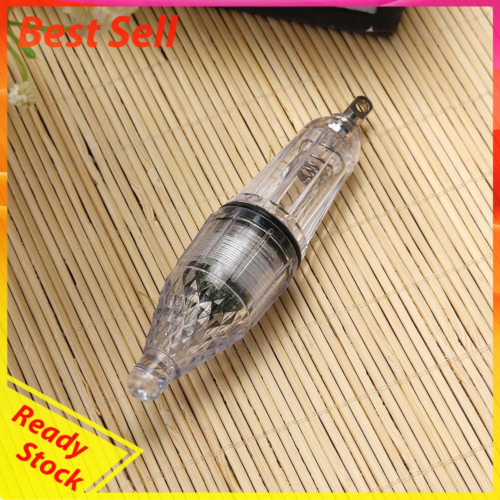 Deep Drop Underwater Fish Attracting Lure LED Fishing Flash Light Bait