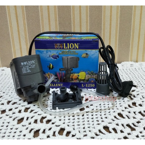 LION 1250 L 1250 mesin pompa celup filter power heads aquarium aquascape L1250