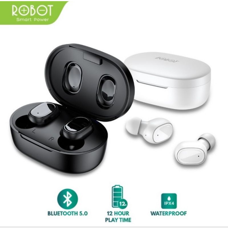 Robot Wireless Earphone Airbuds T20 Original TWS