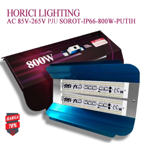 MEREK HORICI 85V-265V LED 800W PJU SOROT LAMPU JALAN OUTDOOR INDOOR PENERANGAN STREET LIGHT