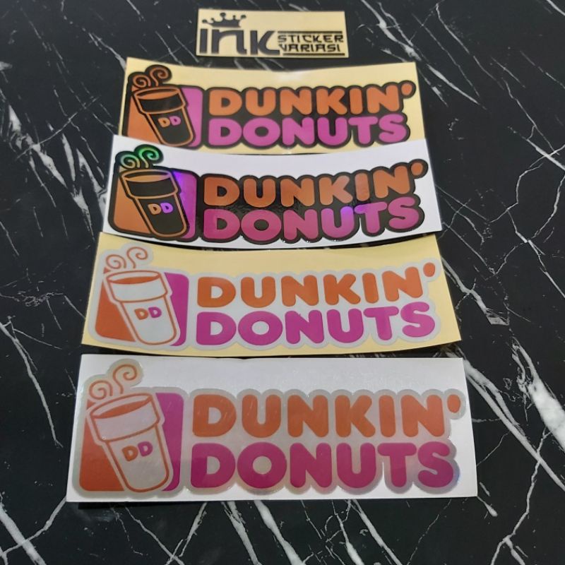 STICKER DUNKIN DONUTS PRINCUT