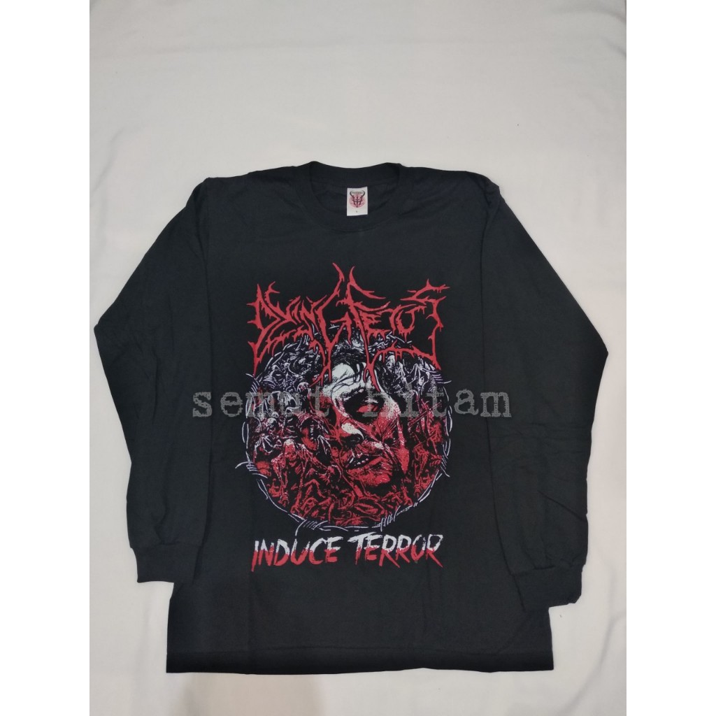 Kaos Panjang DYING FETUS Longsleeve Builtup Musik Metal Prapatan Rebel ORIGINAL