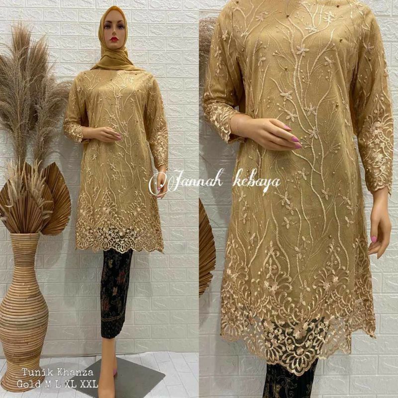 COD STELAN TUNIK KEBAYA TILE TERLARIS/KEBAYA TUNIK PREMIUM QUALITY