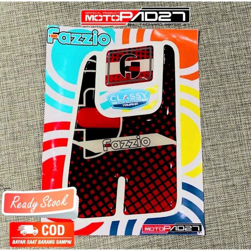 Motopad27 Stiker Laci Yamaha FAZZIO bahan resin Premium