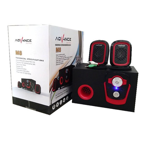 Speaker Aktif Advance M8 Bluetooth-suara super bass