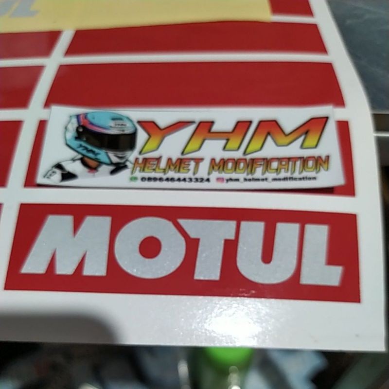 sticker motul / sticker helm / sticker motor