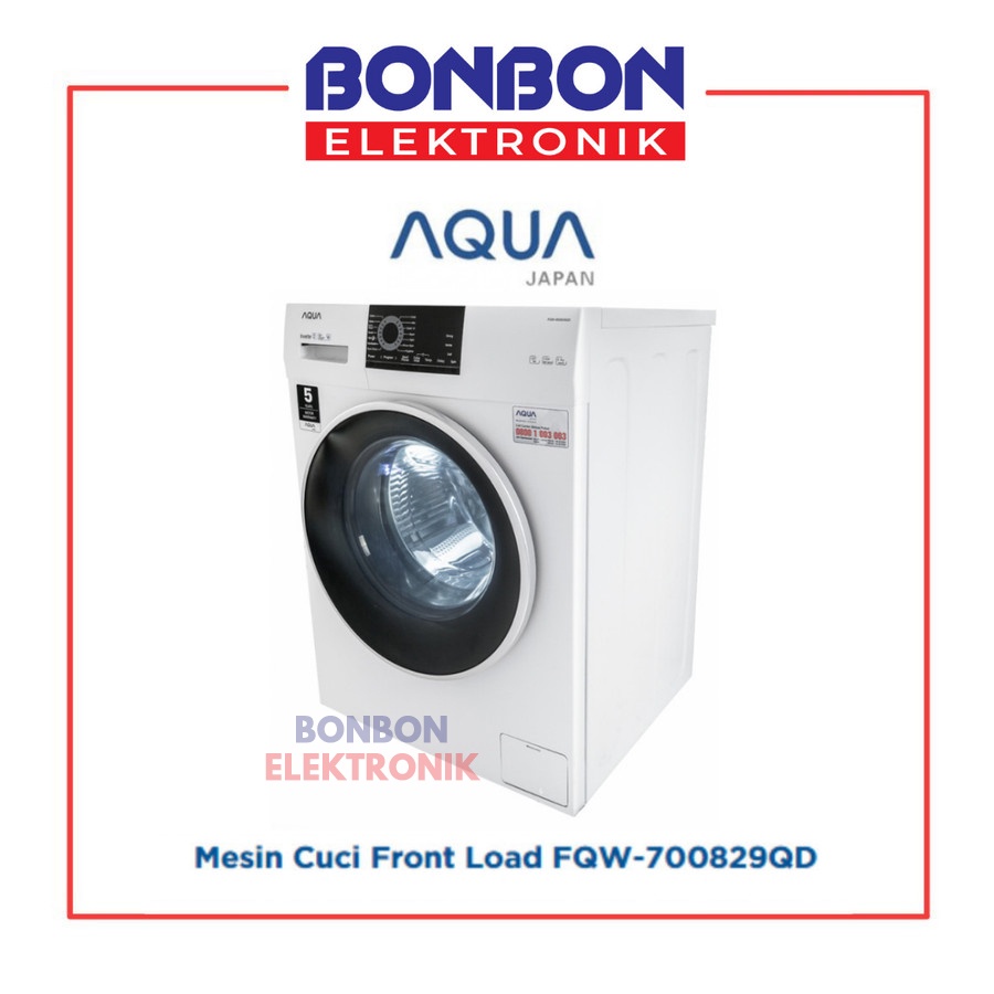 AQUA Mesin Cuci Front Loading 7KG FQW-700829QD / FQW 700829 QD