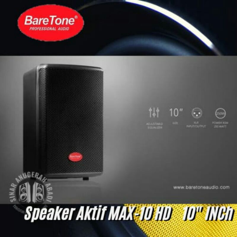 SPEAKER AKTIF BARETONE MAX 10 HD/10"inch
