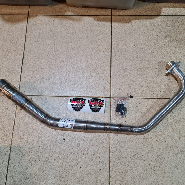 Leher header knalpot WRX k150 SS All New CBR150 Facelift CB150 LED