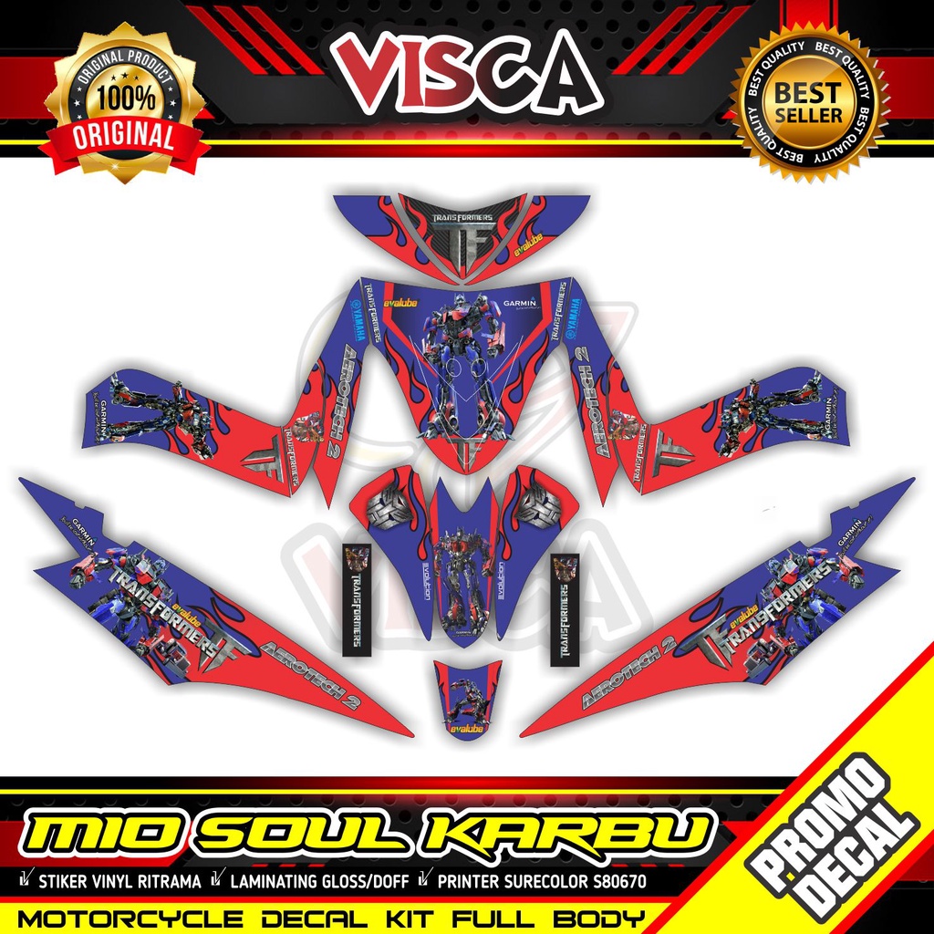 Decal Mio Soul lama Full Body Stiker Mio Soul lama Striping Mio Soul lama Sticker Mio Soul lama Full