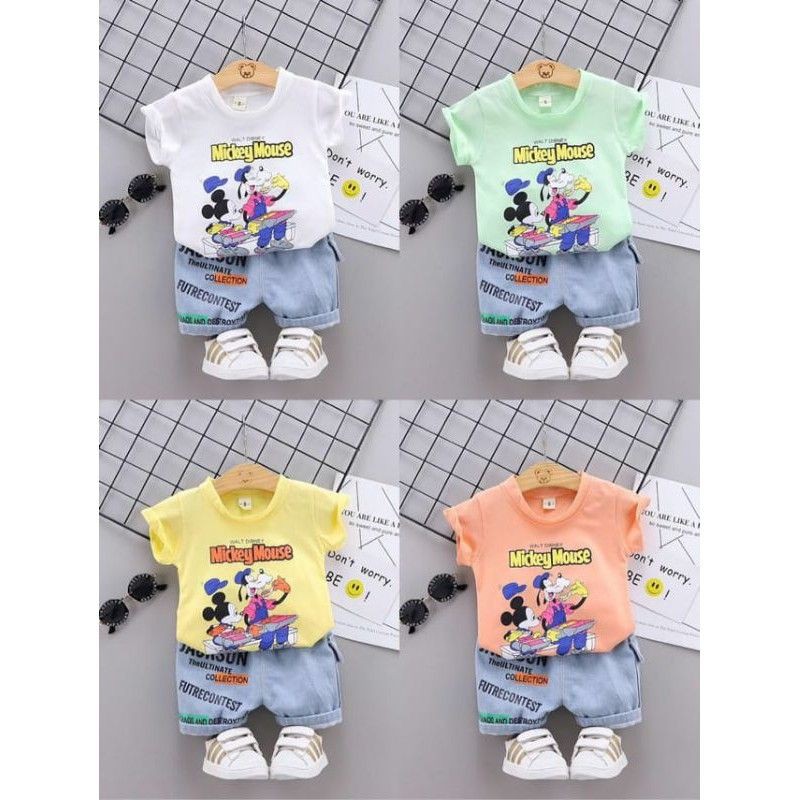GROSIR 4SETEL BAJU ANAK IMPORT PREMIUM