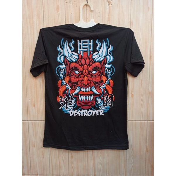 kaos distro SAMURAI JEPANG DESTROYER murah size L