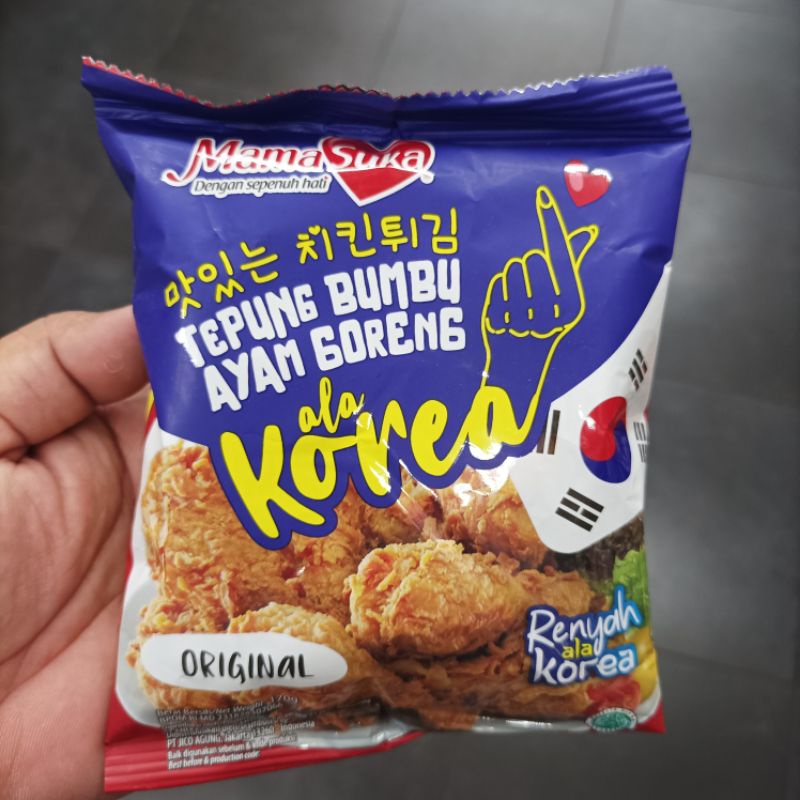 

Mamasuka Tepung Bumbu AYAM GORENG ala Korea ORIGINAL 170gr
