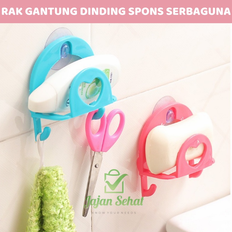 Rak Gantung Dinding Spons Serbaguna