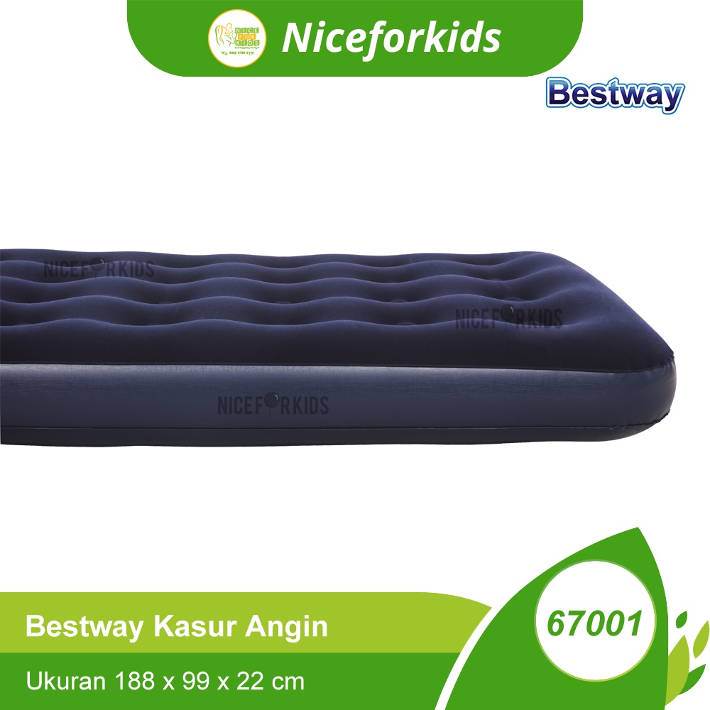 Kasur Angin Bestway 188 x 99 x 22 cm Kasur Angin Pompa, Kasur Angin