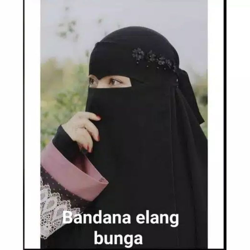 NIQAB BANDANA ELANG BUNGA
