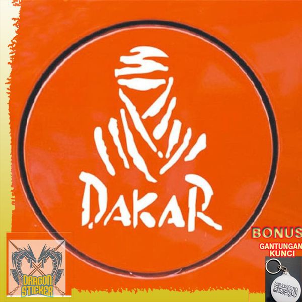 TERMURAH sticker rally dakar stiker mobil rally dakar Dragon Sticker
