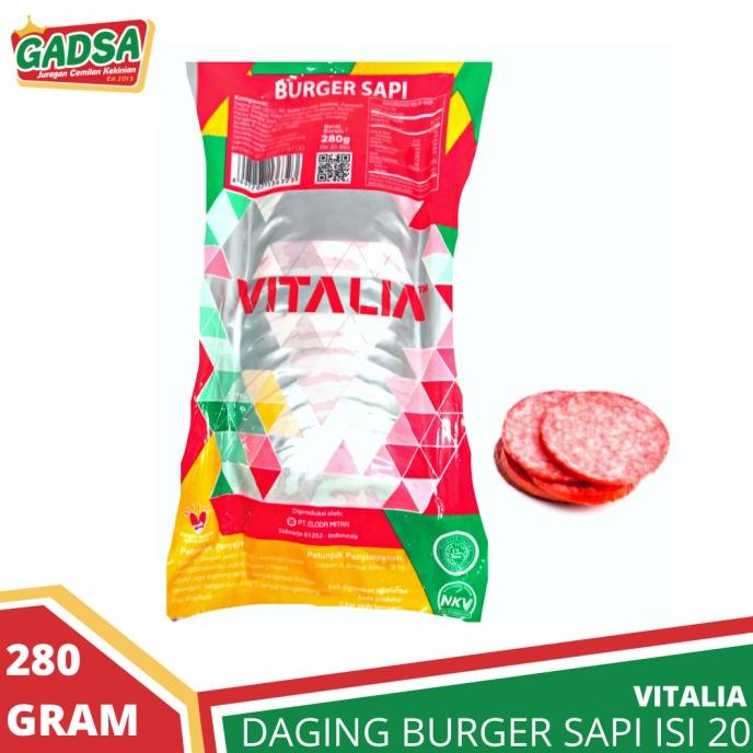 

Daging Burger Sapi Halal Vitalia Daging Burger isi 20