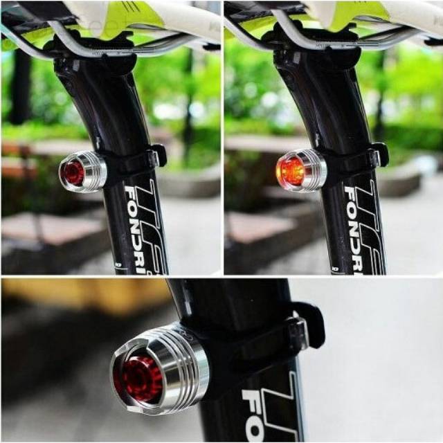 TaffLED Lampu Belakang Sepeda - FH-016 - Black