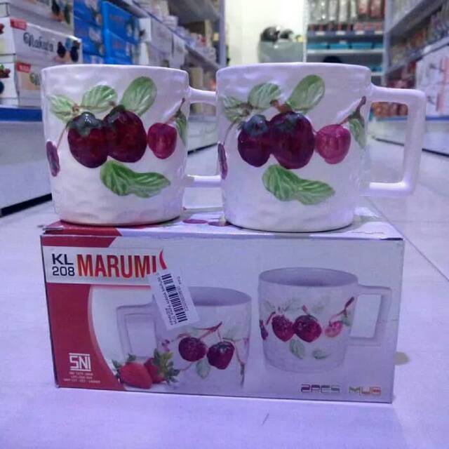 Mug Papa Mama / Gelas Papa Mama KL-208 set 2 pcs