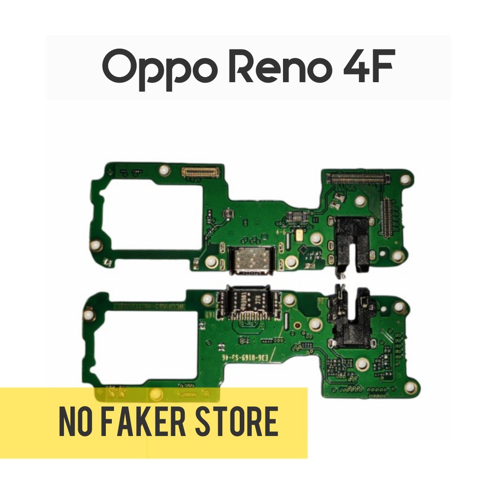 Flexibel Konektor Charger Oppo Reno 4F | Pcb / Papan Cas Reno 4F